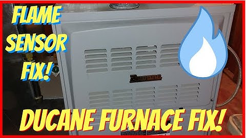 Ducane Furnace Fix. Flame sensor!