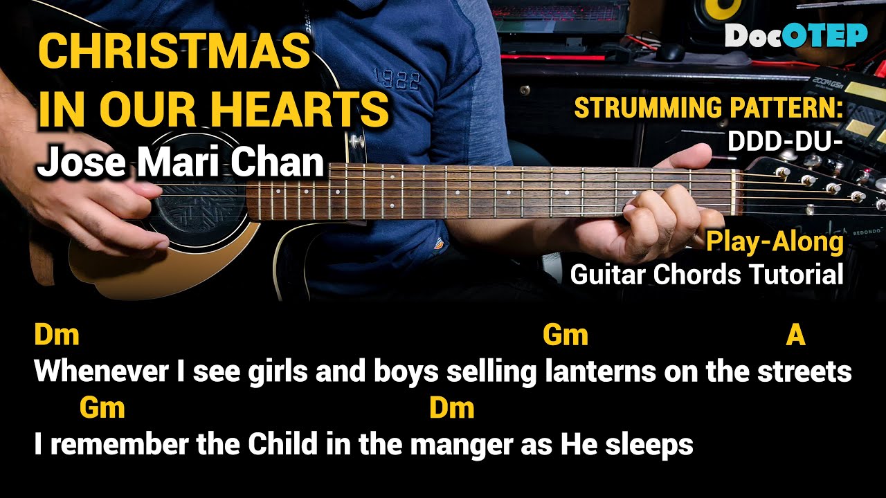 Christmas In Our Hearts - Jose Mari Chan (Guitar Chords Tutorial with Lyrics)