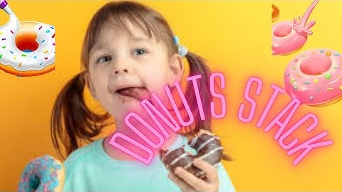 Donut stack|Donut maker|offline games|android games|many flavours|sprinkles|delicious