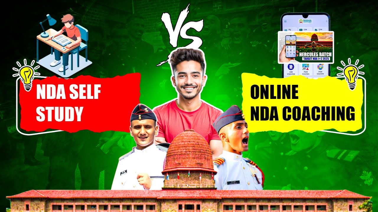 NDA Self Study Vs Online NDA Coaching - Which is Best Way for ...