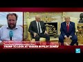 As he hosts the Lebanese president, Trump says the US 'will help' the country • FRANCE 24 English