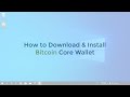 How to Install Bitcoin Core Wallet? || QT WALLET || TECH BOOK