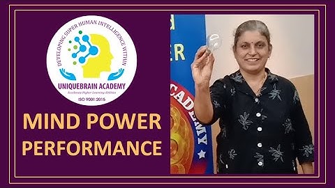 (MIND POWER PERFORMANCE) BREAKING TILE WITH BULB BY OUR STUDENT - Dr. Shrikant