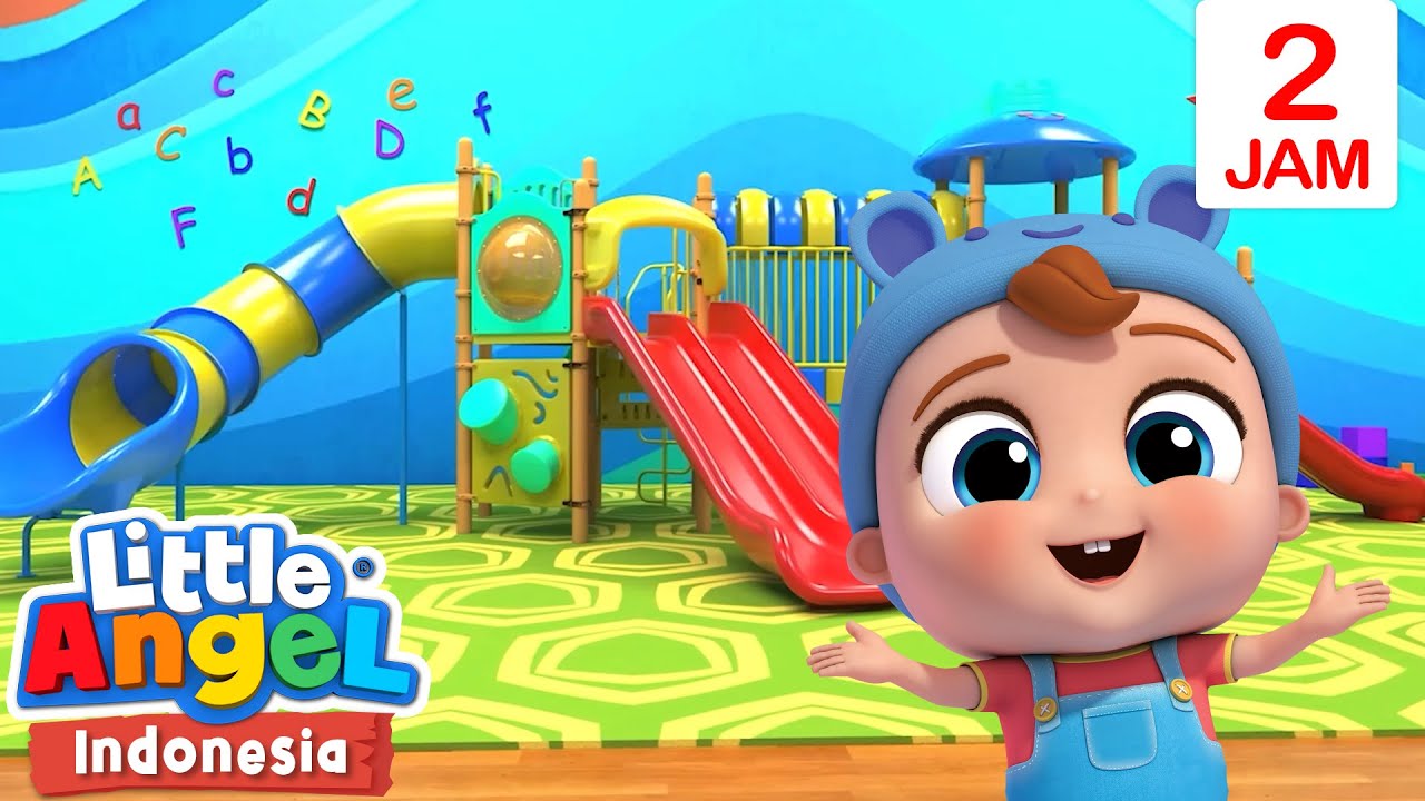 Bermain di Taman Bermain | Little Angel Bahasa Indonesia | Kartun dan Lagu Anak