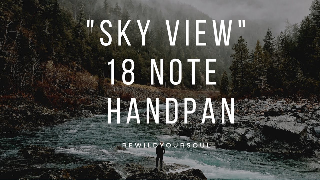 18 Note Handromeda Handpan "Sky View " Original Song