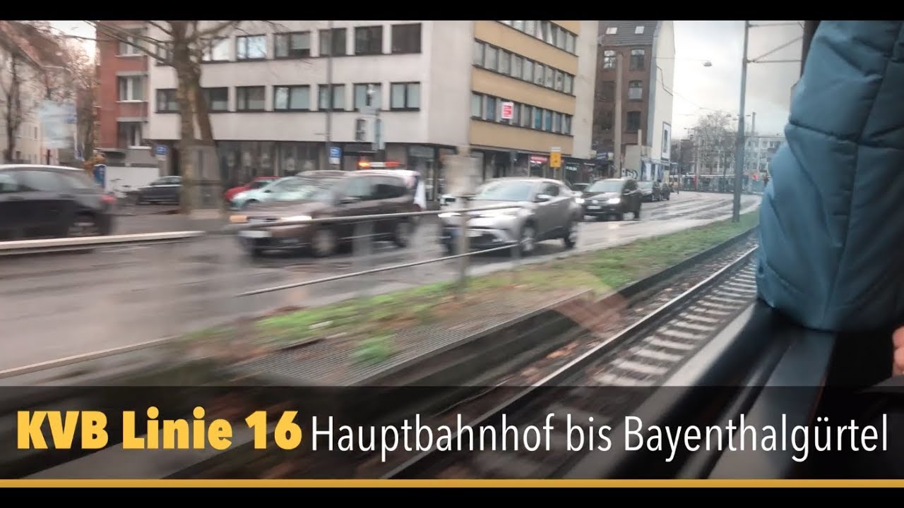 Fahrt mit der KVB Linie 16