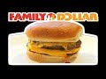 Family Dollar RESTAURANT QUALITY Double Quarter Pounder with Cheese!?!?