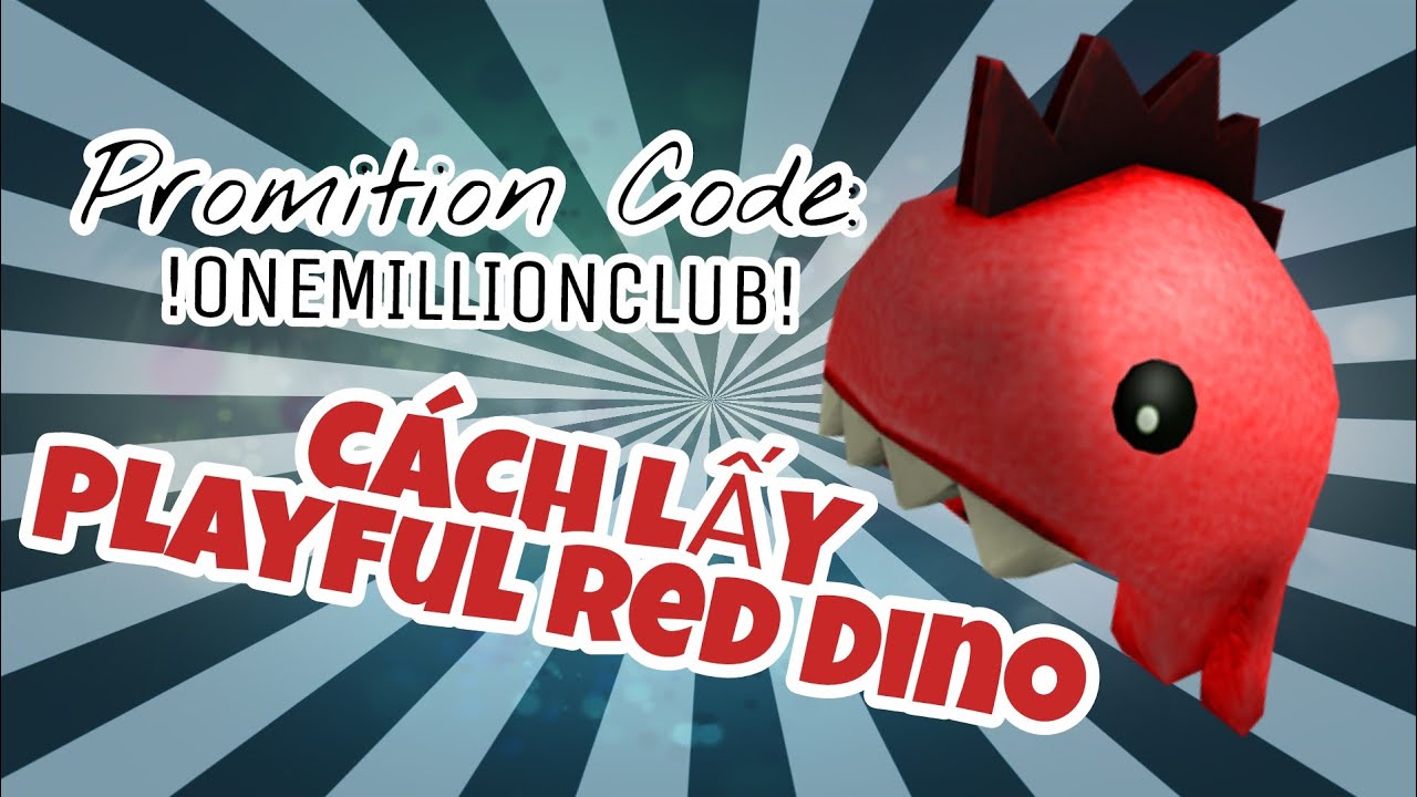 Roblox Code New Nhận Playful Red Dino - roblox red dino promo code 2018 expiredinvalid