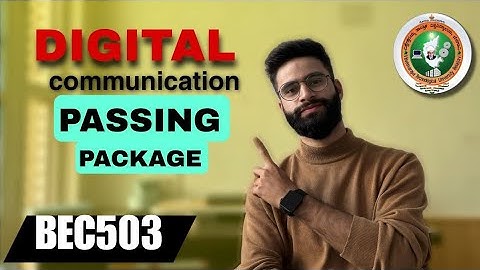 Digtal Communication Important Questions Vtu|BEC503