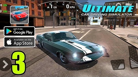 Driving Shelby GT-500 | Ultimate Car Driving Simulator Gameplay Part-3 (Android, iOS)