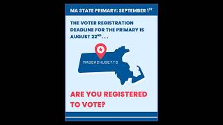 THE DEADLINES GETTING CLOSER… #westernmass #politics #vote #election #massachusetts
