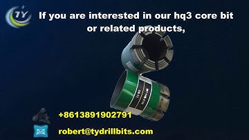 NQ impregnated diamond core bits