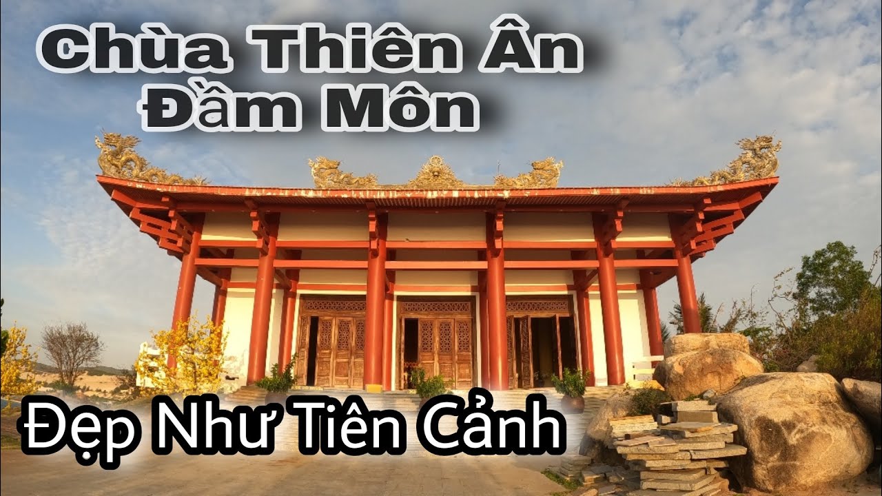 Khám Phá Ngôi Chùa Thiên Ân Đẹp Như Bức Tranh Tiên Cảnh Ở Nha Trang | Giữa Vịnh Vân Phong - Đầm Môn