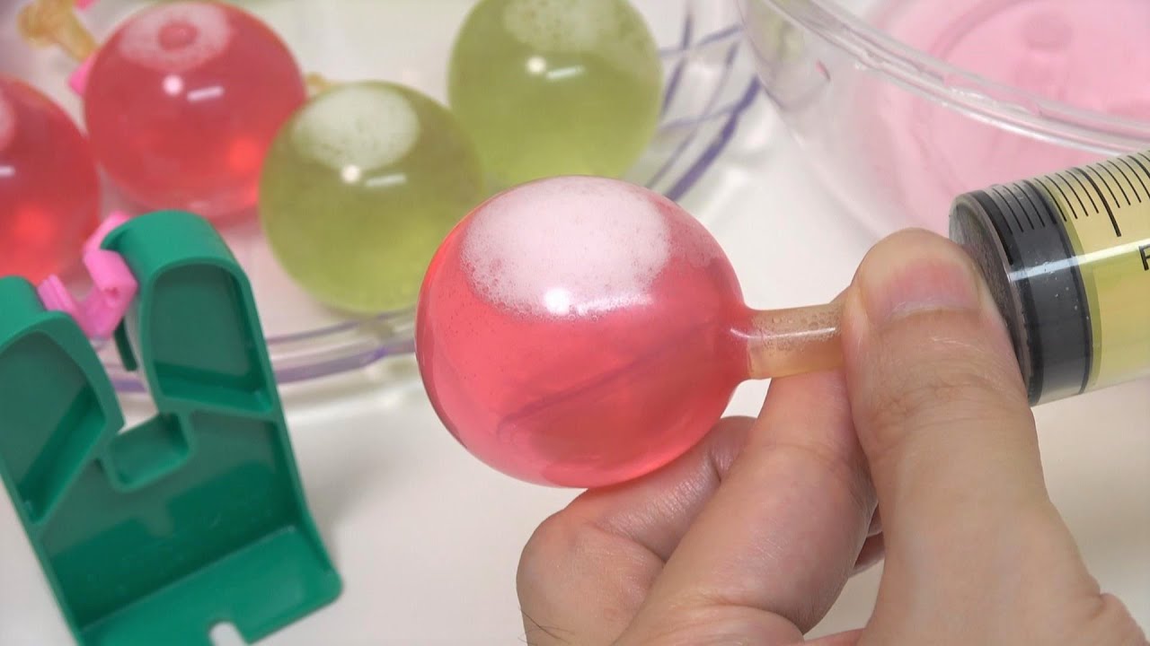 Strawberry and Melon Balloon Jelly Cooking Video