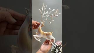 DIY 3D Deer Wall Art 🦌 | Easy Tips &amp; Tricks #shorts #diy