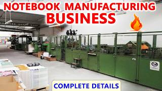 फैक्ट्री में नोटबुक कैसे बनते है? Paper to Notebook Manufacturing in factory,Notebook Making Machine