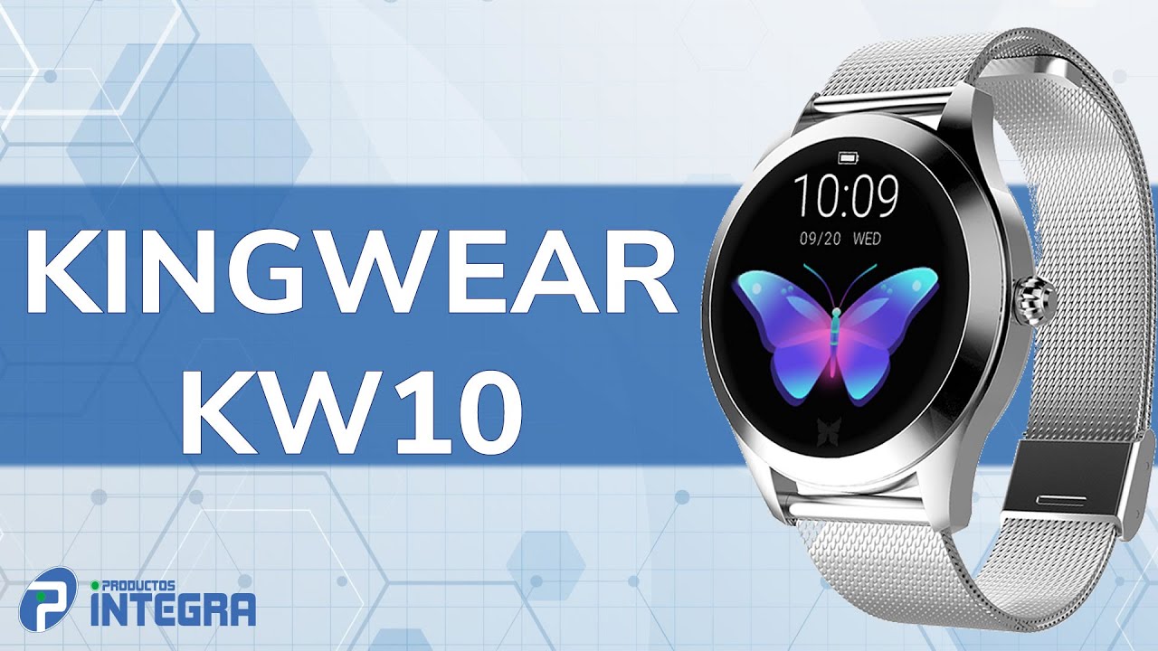 El mas lindo Reloj Mujer Smartwatch KW10 Kingwear Acero Sumergible IP68 Tactil - YouTube