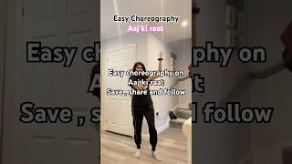 Aaj ki raat | dance | tamannaah bhatia | stree 2 | easy dance steps | easy choreography