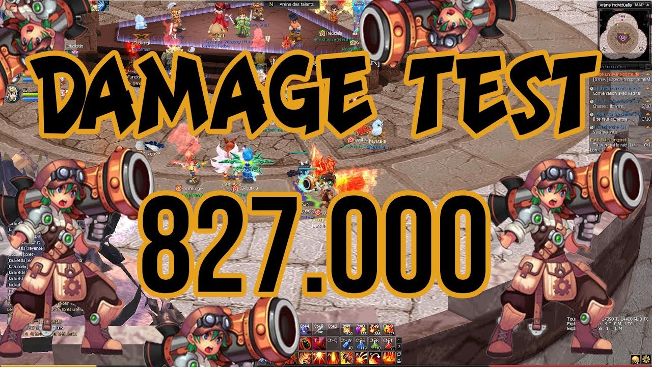 NOSTALE - DAMAGE TEST 800K+