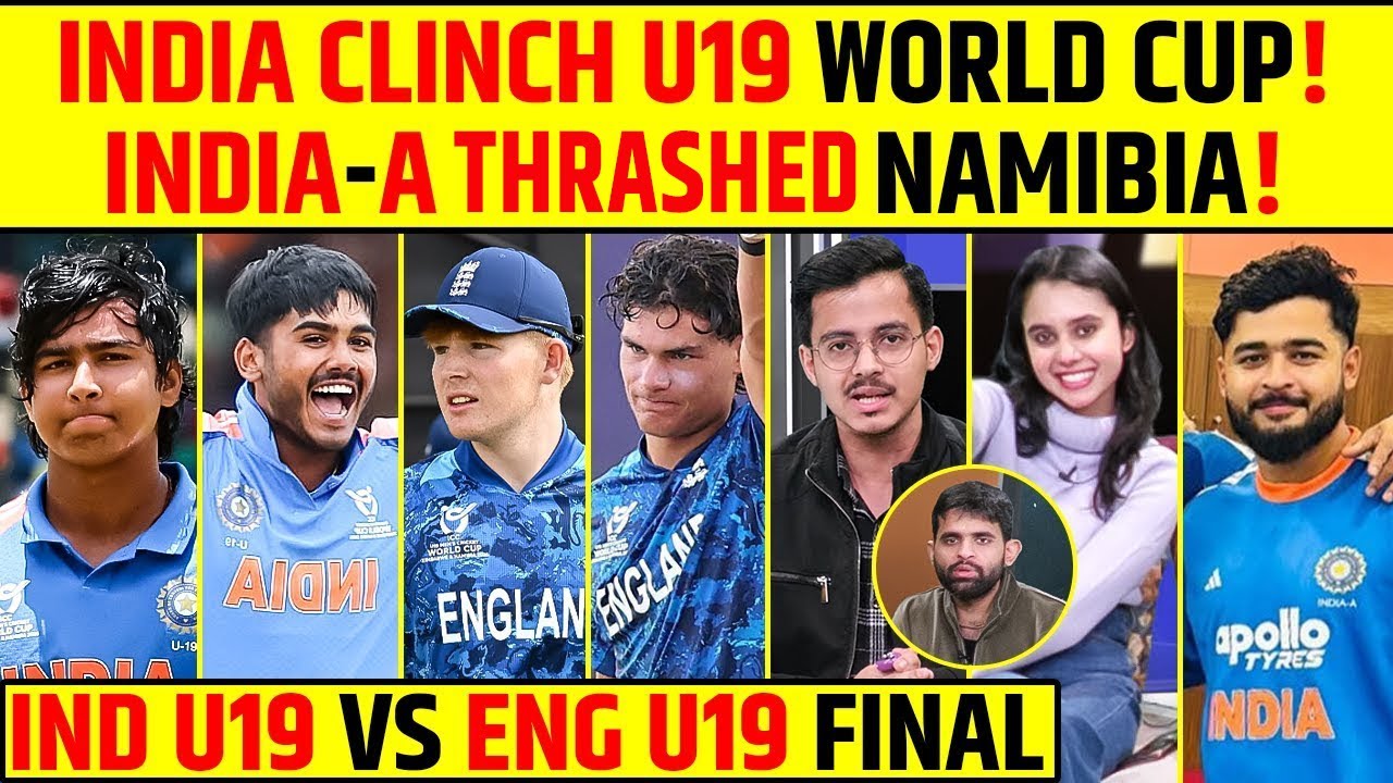 🔴IND VS ENG U19 FINAL: INDIA LIFT U19 GLORY AFTER THRASHING ENGLAND — 6TH TIME CHAMPIONS 🏆 