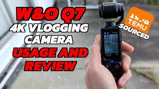 W&O Q7 Vlogging 4K Camera With Rotatable Lens Sold At Temu For 20-30. Review And Usage