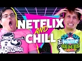 NETFLIX AND CHILL 80'S EDITION (Smosh Winter Games)