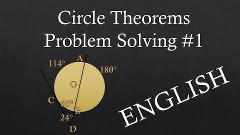 A secant segment that contains the center of the circle (English-Explained)