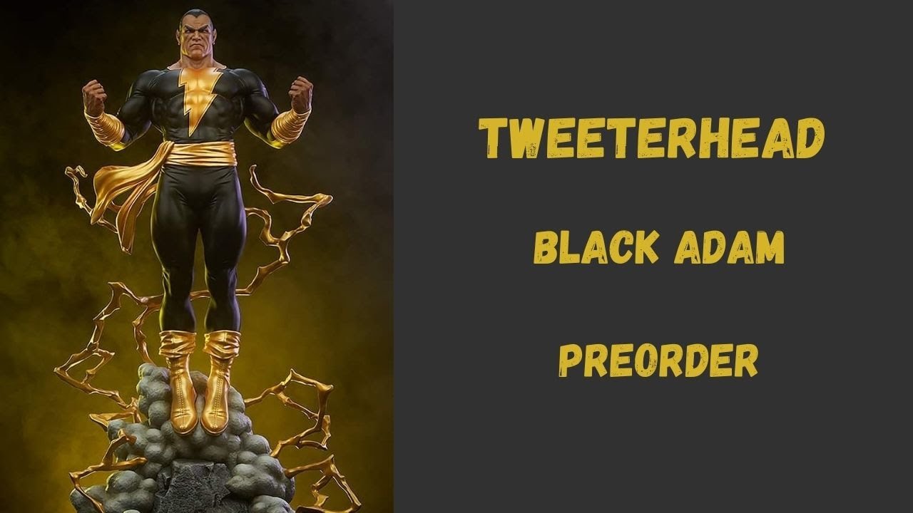 DC Comics Black Adam Maquette by Tweeterhead