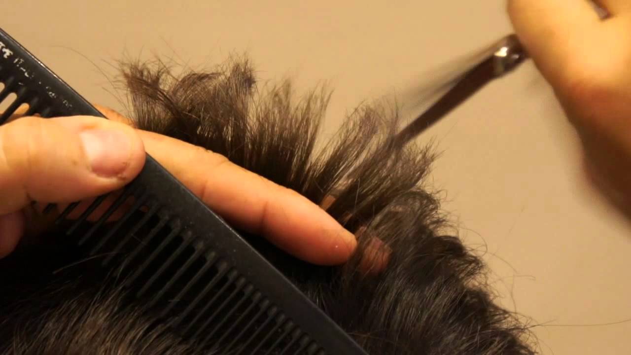 what is notching in haircutting