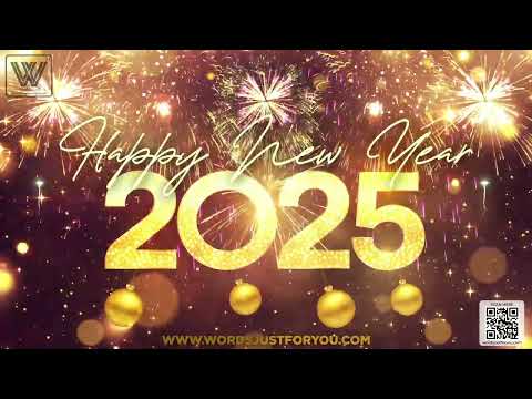 Free Full HD Happy New Year 2025 Countdown and Fireworks Video with Sound for WhatsApp Messengers