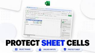 How to Lock Cells in Excel (Protected Input Areas)