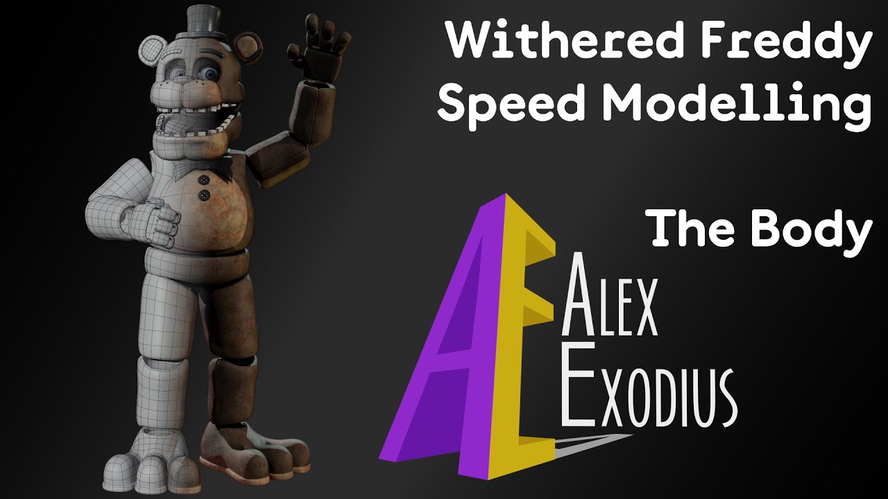 Blender FNAF Speed Modelling Withered Freddy Part 2 The Body blender fnaf speed modelling withered freddy part 2 the body