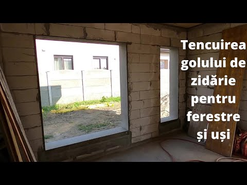 Video: Tencuiala pe pante de ferestre și uși