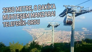 Ordu Boztepe Teleferik Macerası |  Teleferikten Ordu Manzarası