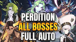 Perdition Difficulty All Bosses Full Auto (Trial of the Constellations Season 2) - Epic Seven
