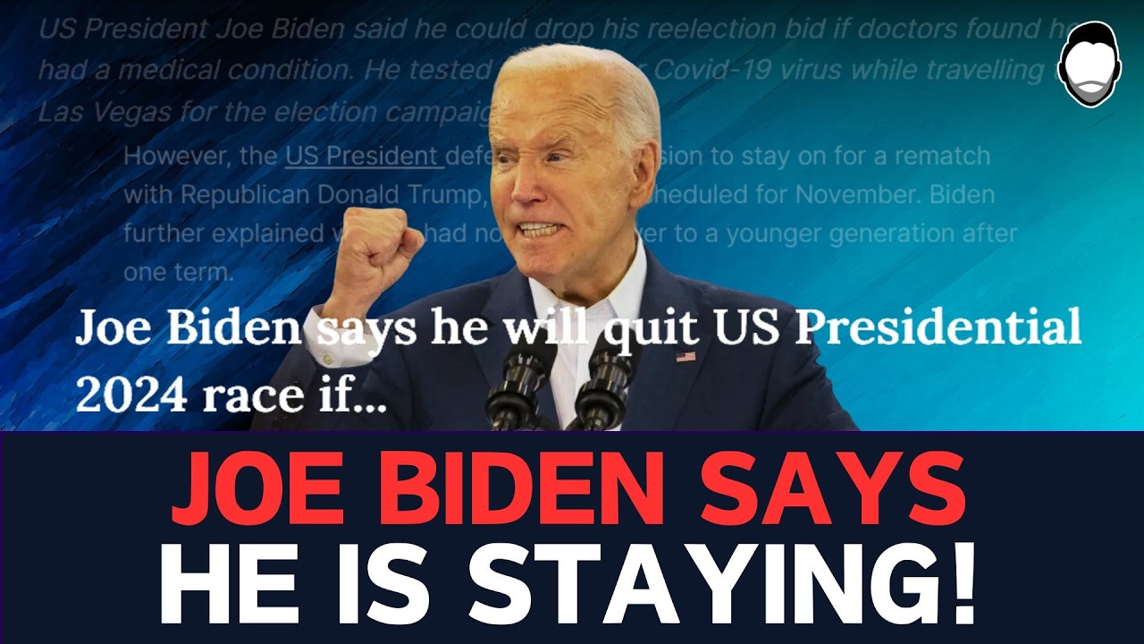 Biden DENIES Rumors of DROPPING OUT of 2024 Race - YouTube