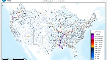 National Water Model Streamflow Analysis - March 2025