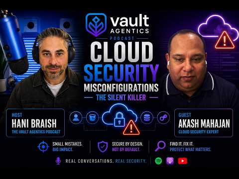 Cloud Security Misconfigurations — The Silent Killer | Akash Mahajan | The Vault Agentics Podcast