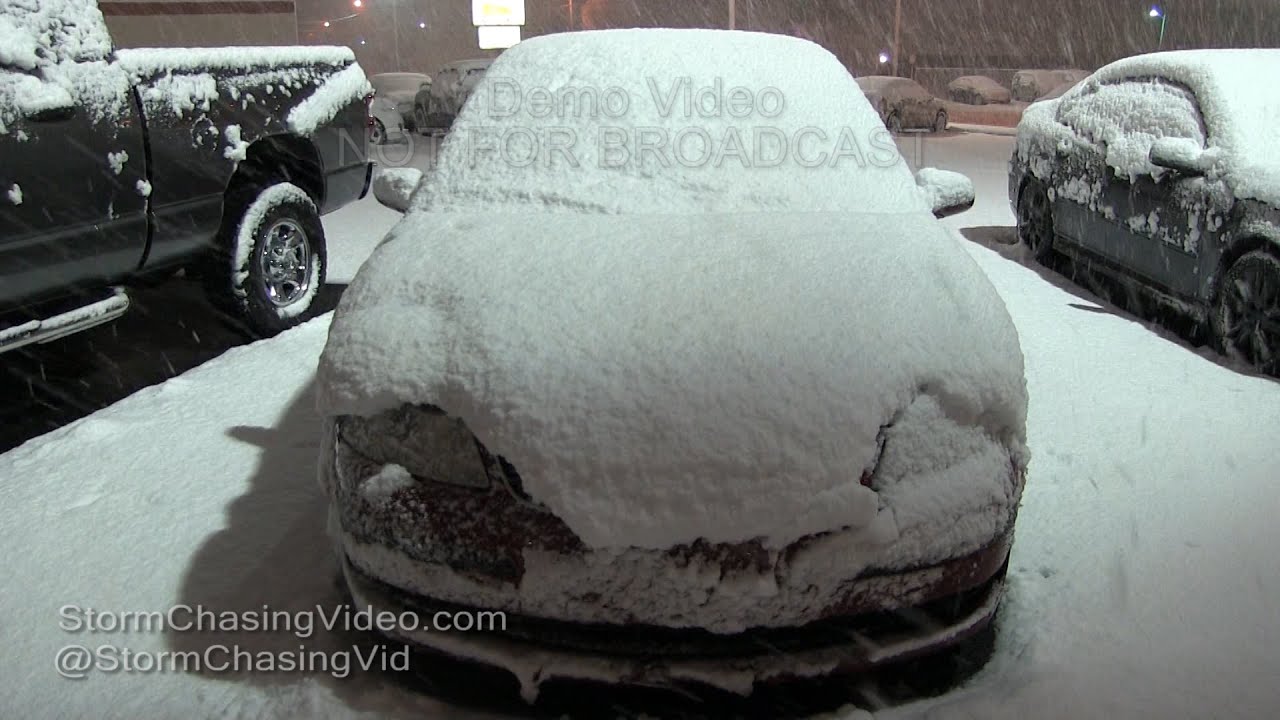 Dodge City, KS Heavy Snow - 12/13/2015