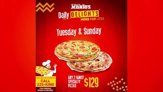 Mario s Everyday Value Menu Daily Delights