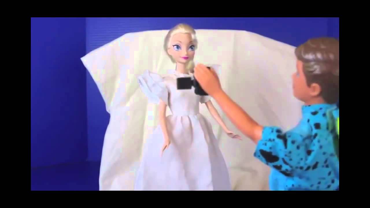 Frozen Elsa, Anna and Little Mermaid Ariel Barbie Clothes Fashion Models Parody DisneyCarToys