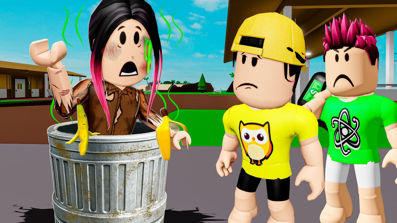 EU FINGI SER POBRE PARA TESTAR MINHA FAMÍLIA NO BROOKHAVEN!! *Foram Humildes?*