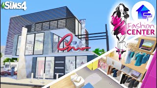 Fashion Center Sims 4 | Clothes & Shoes Store | Dream Home Decorator | NO CC | Sims 4 fast build screenshot 1