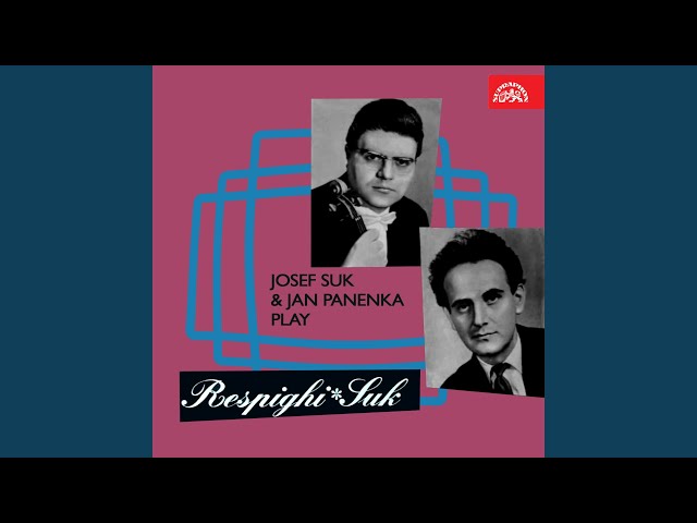 Sonata for Violin and Piano in B minor (1917) - Andante espressivo