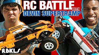 LEGO RC Car Challenge w/ DevinSuperTramp!  – REBRICKULOUS