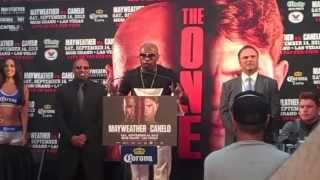 Floyd Mayweather - Times Square New York. Press Conference