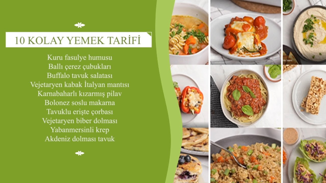 10 Kolay ve Nefis Yemek Tarifi | Püf Noktalar ile Yemek Tarifleri & Dünya Mutfağı ✅