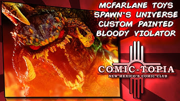 McFarlane Toys Custom Painted Bloody Violator Spawn