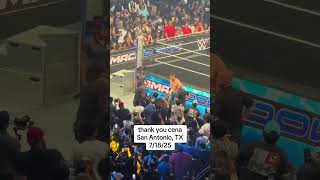 Crowd Chant's Thank You  Cena After Smackdown