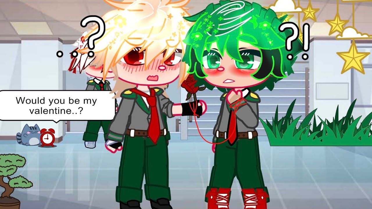 ||Would you be my valentine..?/ Valentine’s Day special!! 💝/Bkdk 🧡💚|| #gachaclub
